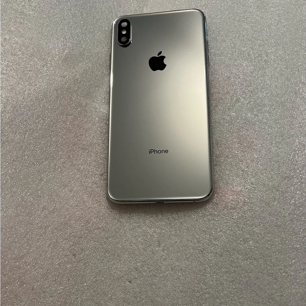Genuine iPhone XS Max Custom Silver Back Housing Replacement Frame Grade A